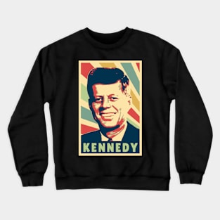 John F Kennedy Vintage Colors Crewneck Sweatshirt